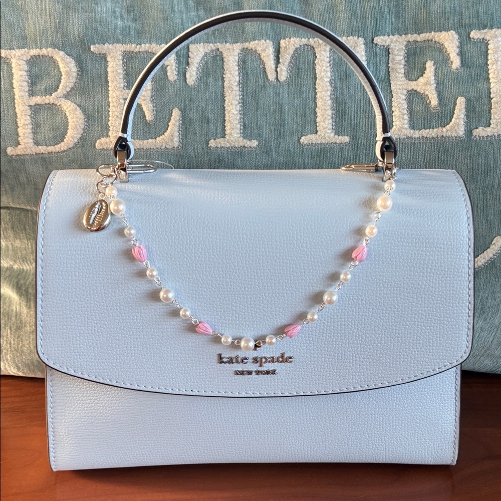 Hawaiian Purse Pikake Pearl Chain Charm